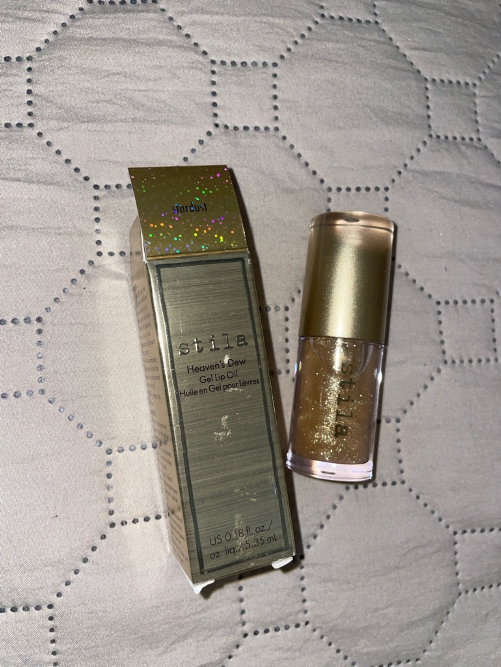 Stila Gold Glitter Gel Lip Oil
